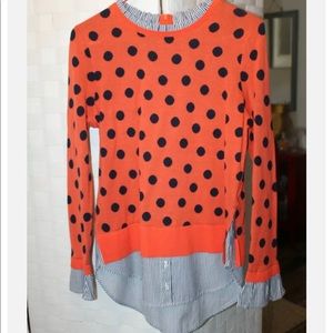 Crown and ivy layered sweater